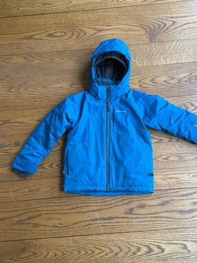 Patagonia Vibrant Blue Hooded Shell Jacket